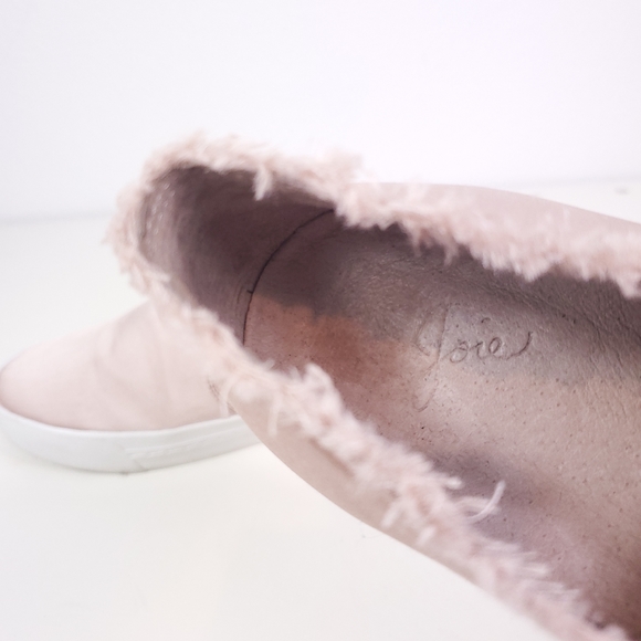 Joie Pink Satin Slip-on Sneakers - Picture 5 of 6